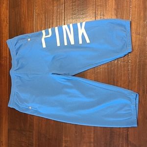 PINK Cropped Sweatpants Size Large Oversized
